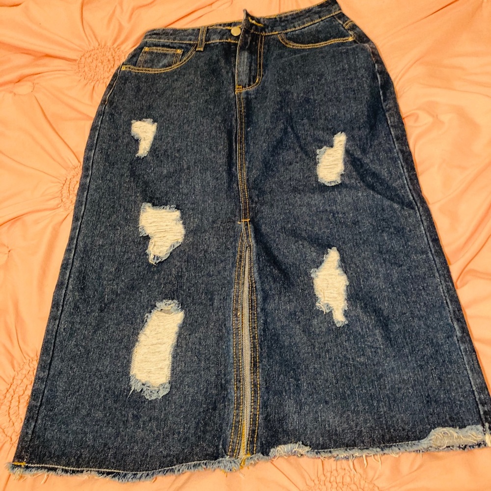 Denim skirt